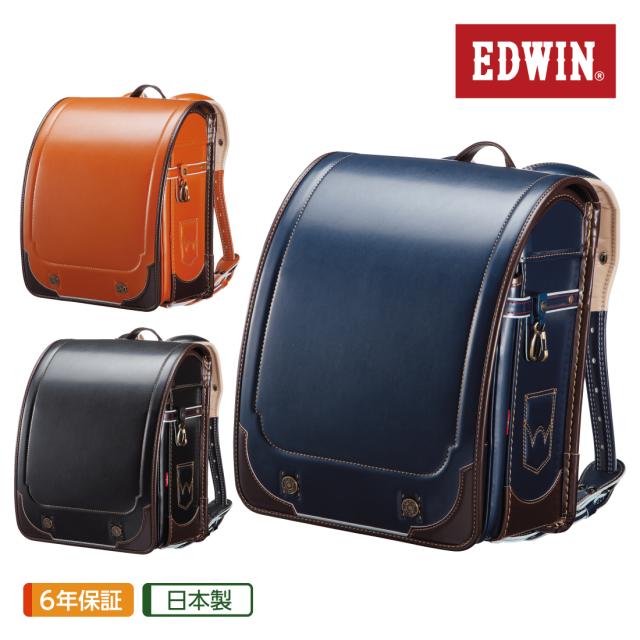 ランドセル EDWIN エドウィン 2027年モデル カイタックファミリー | ランドセル EDWIN エドウィン ネイビーブルー ブラウン 紺 茶色 小学生 入学祝い プレゼント デニム 42,543円