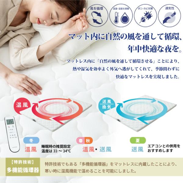 ポイント10倍！】空気循環マットレス テコリア TECOREA トッパ— 厚さ