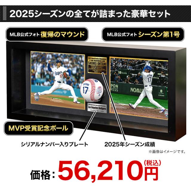 快適生活 2025年MVP大谷翔平記念ボール額装_5