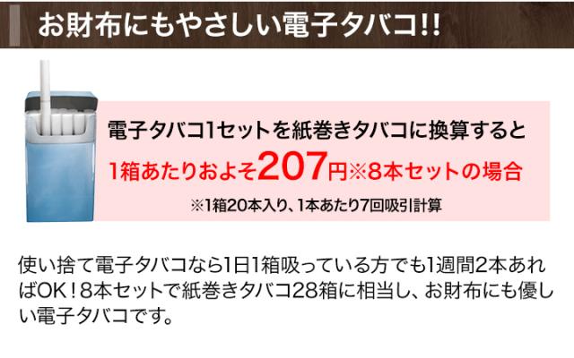 快適生活 簡単使い切り電子タバコ 16本_4