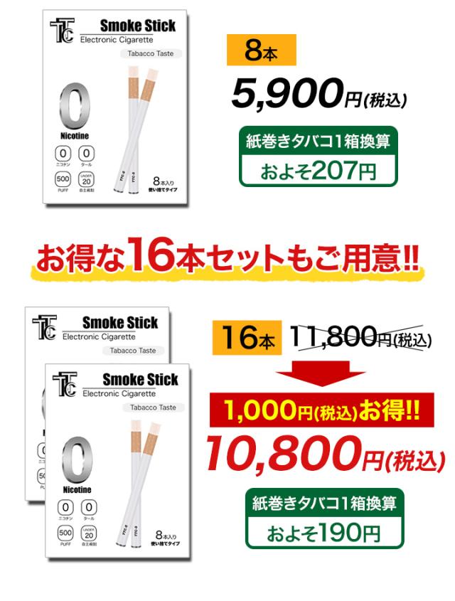 快適生活 簡単使い切り電子タバコ 16本_6