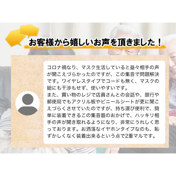 集音 ルーペ 補聴 快適生活「本格的な集音器」＋FILAルーペ＋曇り止めスプレー_6