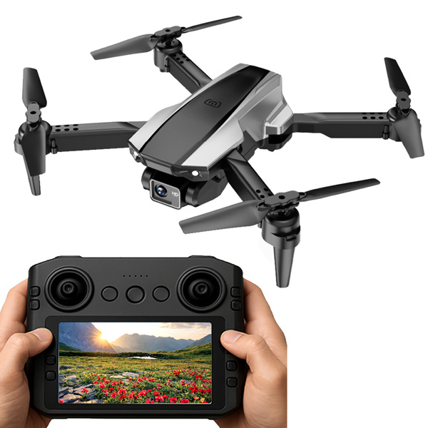 快適生活 免許・登録不要！「モニター付折り畳みドローン」ドローン どろーん こがたどろーん 免許不要 登録不要 超軽量 モニター 簡単操作 リモコン付き