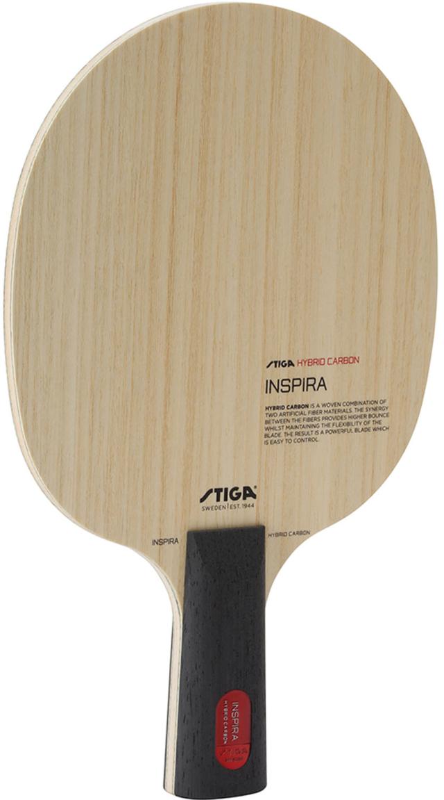 スティガ STIGA 卓球 インスピーラハイブリッドカーボン PEN スティガ ラケット アウター 袁励岑 攻撃 ドライブ 柔軟性 反発力 部活動 クラブ サークル 試合 大会 練習  1602110165