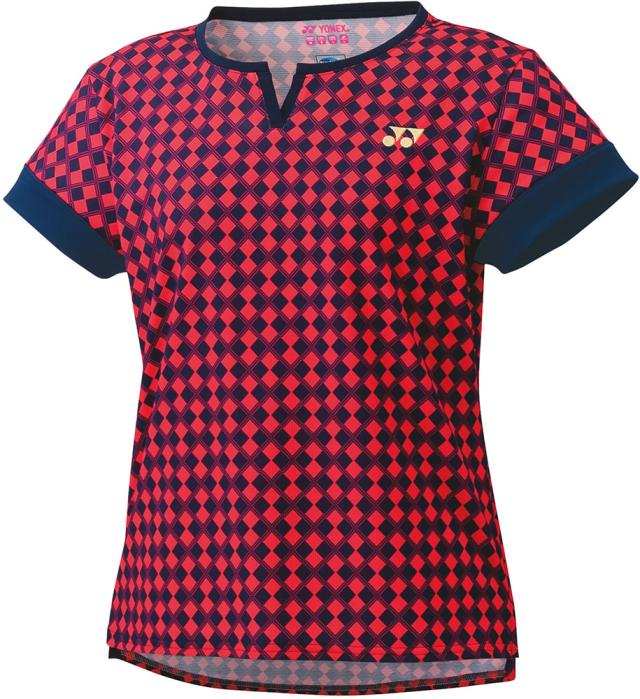 ヨネックス YONEX テニス ウィメンズゲームシャツ 硬式 シャツ Tシャツ ウエア トップス 半袖 トーナメント ツアー ゲーム 試合 練習 トレーニング 吸汗 速乾 レディース 女性  20741 688の通販は