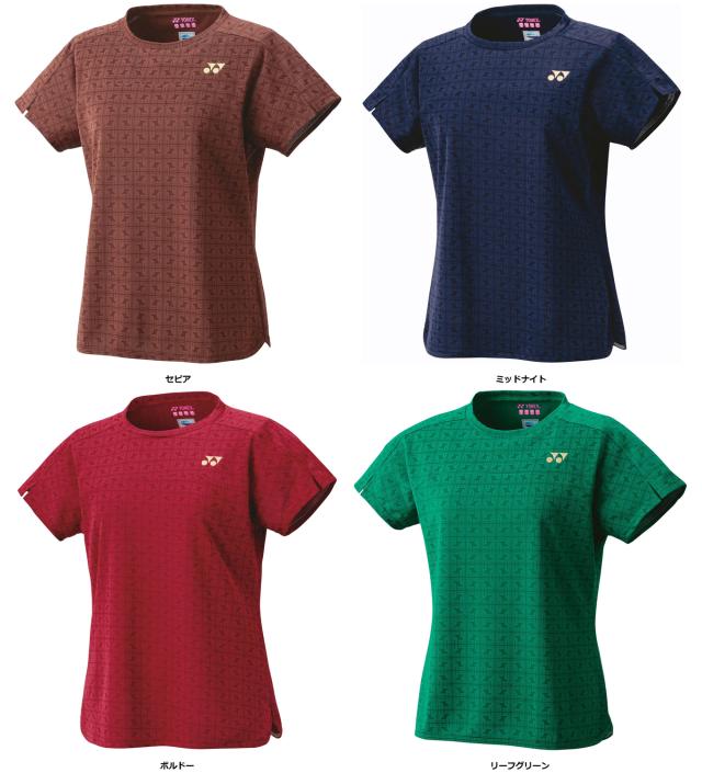 ヨネックス YONEX テニス ウィメンズゲームシャツ 硬式 軟式 ソフトテニス Tシャツ トップス 半袖 トーナメント ツアー ゲーム 試合 練習 吸汗 速乾 ストレッチ レディース 女性  20798の通販は