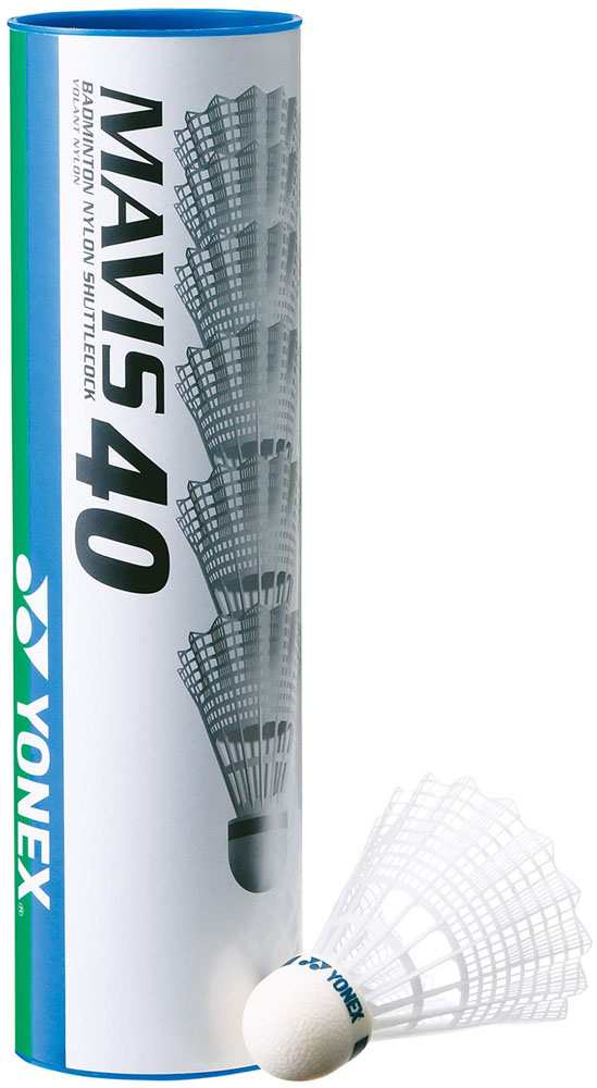 Yonex ヨネックス バドミントン メイビス40P 1筒6個入り ナイロンシャトル M−40P M40P 000