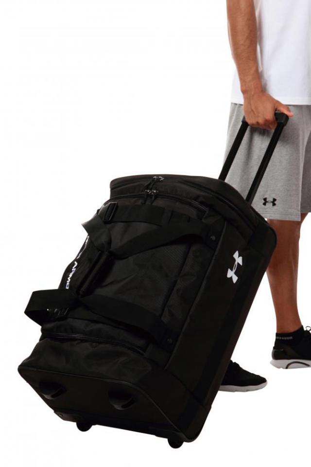 アンダーアーマー UNDER ARMOUR UA チーム ロードゲーム ホイールバッグ II Lサイズ メンズ キャリーケース ダッフルバッグ ボストンバッグ 大容量 旅行 遠征 合宿 シューズ収納可能 1295604 001_7
