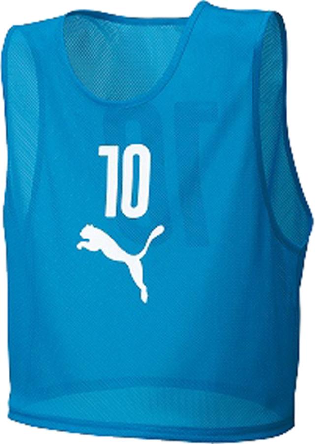 プーマ PUMA サッカー ビブスセット 10マイグミ メンズ ゼッケン 練習 紅白戦 トレーニング リレー 運動会 体育祭 部活 クラブ 体育 学校 バスケ 収納袋付き プーマロゴ  920604 03