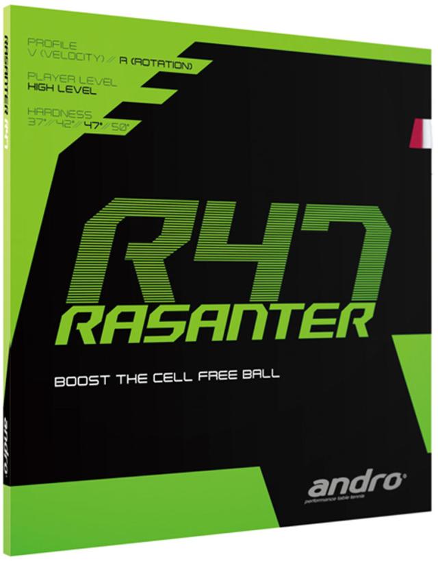 アンドロ andro 卓球 ラザンターR47 RASANTER 裏ソフトラバー UMテンション スポンジ硬度47 ローテーション スピン 飛距離 威力 上級者 トレーニング 部活 112288 BK