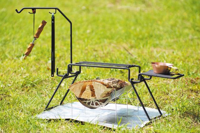 ベルモント belmont アウトドア アイアン焚火スタンド MINI フルセット