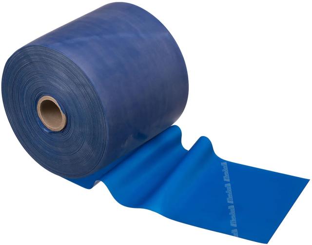 D＆M セラバンド THERABAND セラバンド 45m 強度レベル＋2 ブルー トレーニングバンド トレーニング 筋トレ ストレッチ リハビリ ダイエット スポーツ TB450の通販は