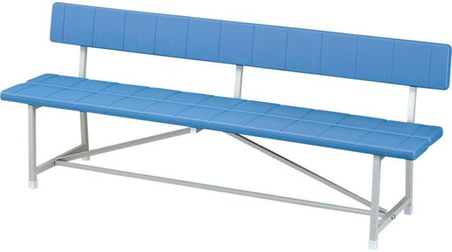 エバニュー EVERNEW 【メーカー直送品】 ブローベンチ背付き1500 熱くなりにくい 高い耐久性 椅子 腰掛け 休憩 運動会 体育祭 学校 着席 観客席 グラウンド 座る 応援席  EKA341