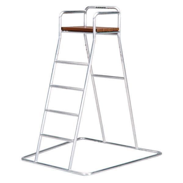 エバニュー Evernew 【メーカー直送品】 審判台アルミ150PW 学校体育 体育 部活 授業 クラブ チーム 水拭きOK 屋外 お手入れ簡単  EKD704