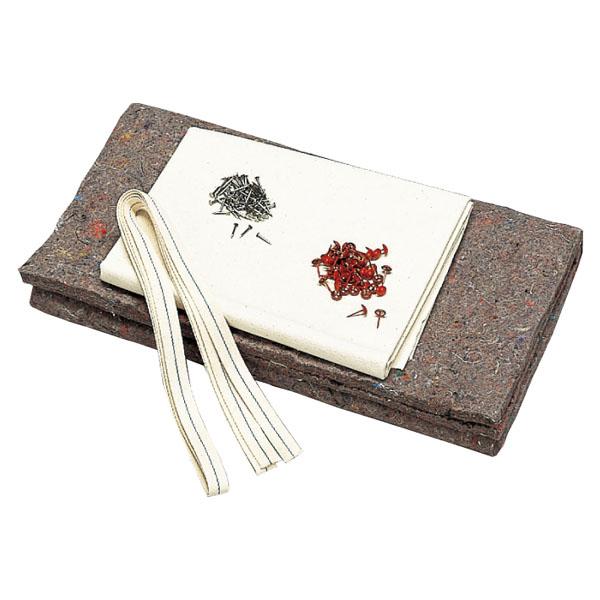 エバニュー Evernew トビ箱リペアセット100 学校体育 体育 部活 授業 クラブ チーム 帆布 フエルト テープ 釘 鋲  EKF323