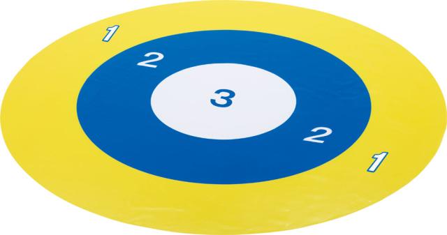 エバニュー Evernew 【メーカー直送品】 ボッチャボール用ターゲットマット 直径2m 投球練習 球技 トレーニング レクリエーション ゲーム レジャー パラリンピック ETE033