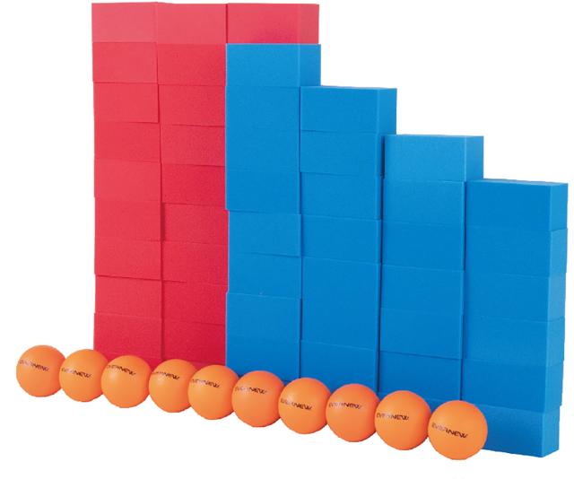 エバニュー Evernew 【メーカー直送品】 ブロッシュボールセット 学校体育 体育 部活 授業 クラブ チーム  ETE080