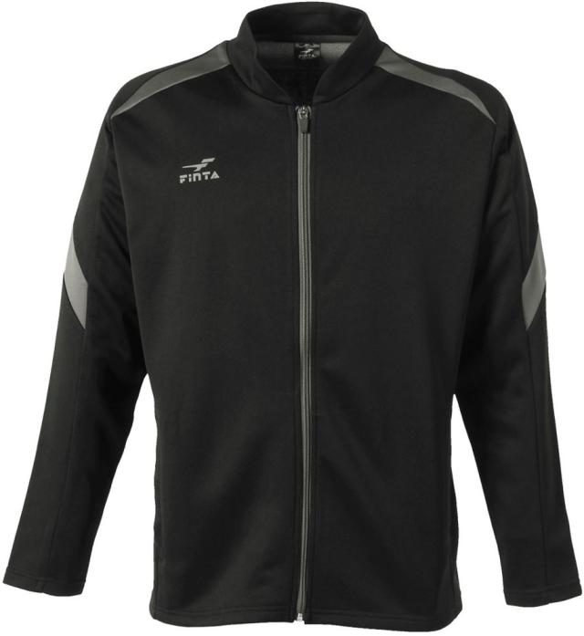 フィンタ FINTA フットサル トレーニングジャケット 上着 ジャージ 長袖 スリムシルエット フルジップ 大人用 メンズ レディース 部活動 クラブ活動 サークル 学生 社会人 着替え  FT3009 0500