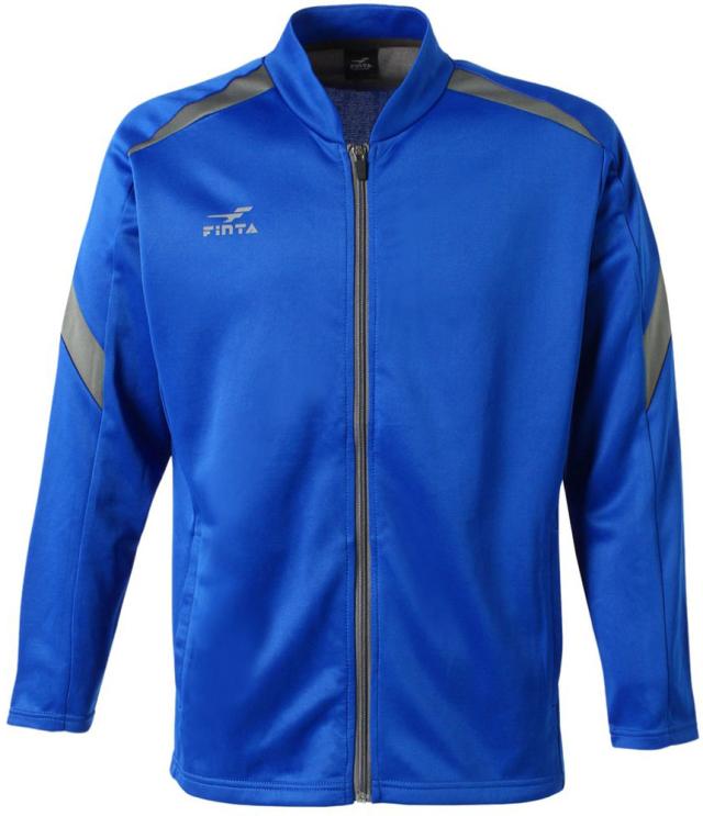 フィンタ FINTA フットサル トレーニングジャケット 上着 ジャージ 長袖 スリムシルエット フルジップ 大人用 メンズ レディース 部活動 クラブ活動 サークル 学生 社会人 着替え  FT3009 2100