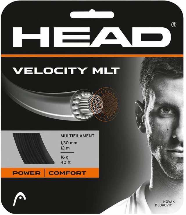 HEAD ヘッド テニス VELOCITY MLT ベロシティ・マルチ テニス ストリング ガット 281404 BK