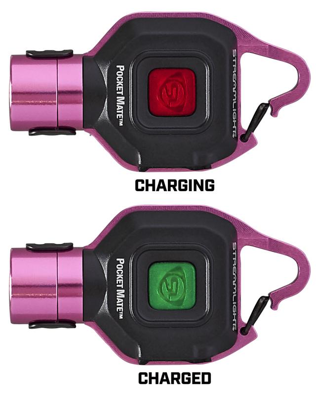 ストリームライト StreamLight アウトドア ハンズフリーライト ポケットメイトUSB ピンク 懐中電灯 携行 ハンズフリー 照明 LED USB充電式 クリップ カラビナ ランニング 夜道 超小型 SL73303000_5