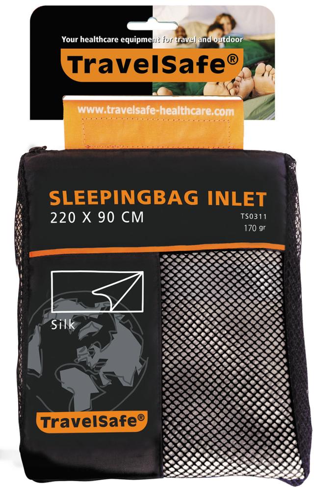 アウトドア safeスリーピングバッグ インレットシルク レクタンギュラー 寝袋 シュラフ キャンプ  TS03110010