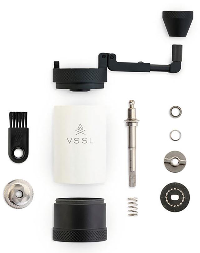 ベセル VSSL アウトドア ハンドコーヒーグラインダー ジャバ タスクホワイト VSSL01122W_1
