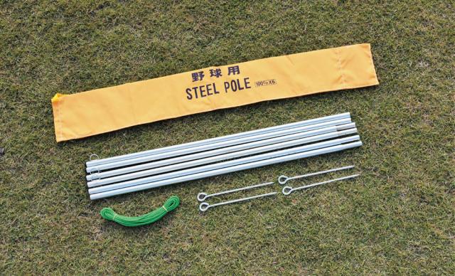 カネヤ KANEYA 【メーカー直送品】 バックネットポール KB-1712 メンズ レディース 野球 ソフトボール 器具 バックネットポール KB-1712  KB1712