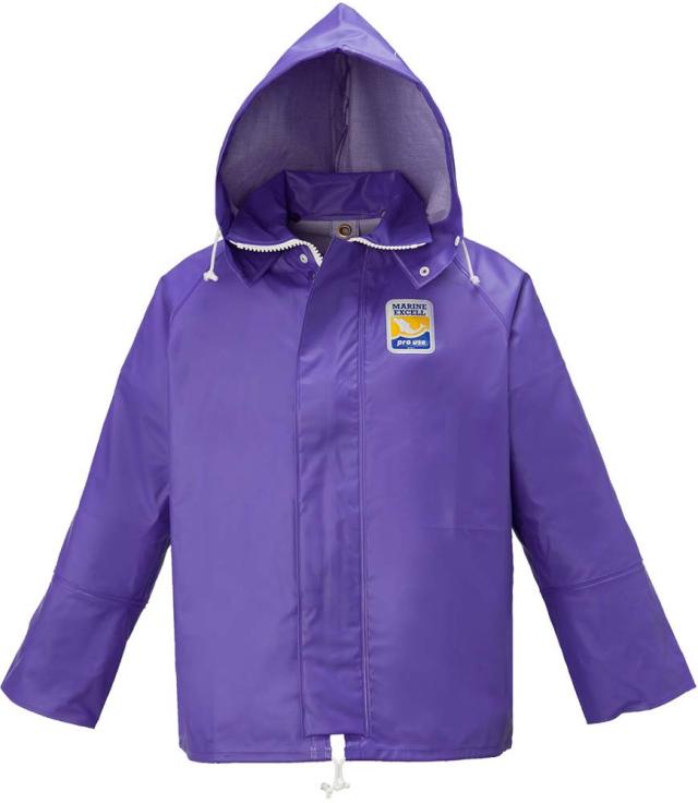 ロゴス LOGOS アウトドア マリンエクセル ジャンパー パープル 3L ジャケット 防水 撥水 レイン 水産業 遠洋・中近海作業 湾岸作業 養殖業 水産加工業  12020930