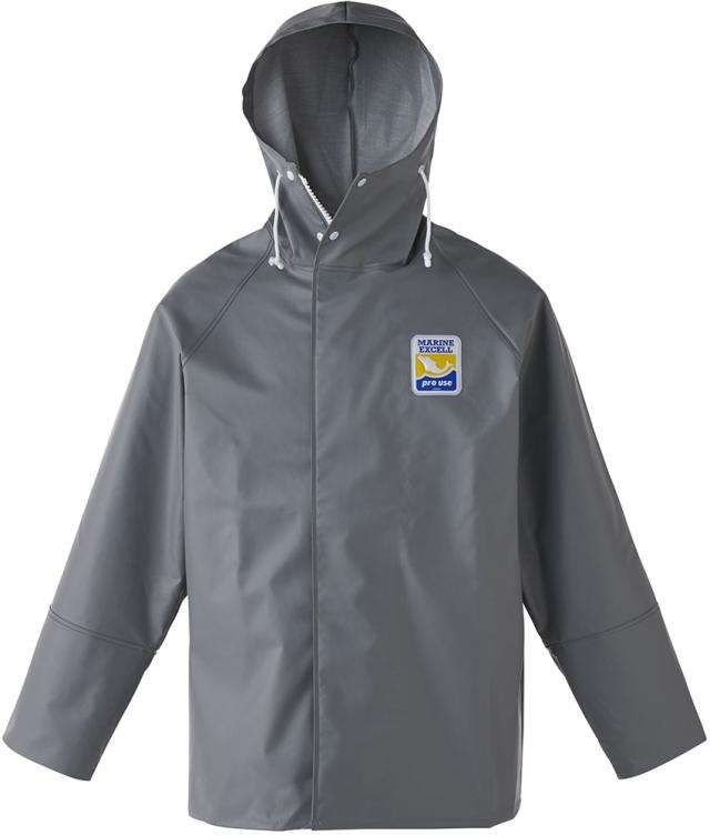 ロゴス LOGOS アウトドア マリンエクセル パーカー グレー LL ジャケット レイン 防水 撥水 水産業 遠洋・中近海作業 湾岸作業 養殖業 水産加工業  12030211