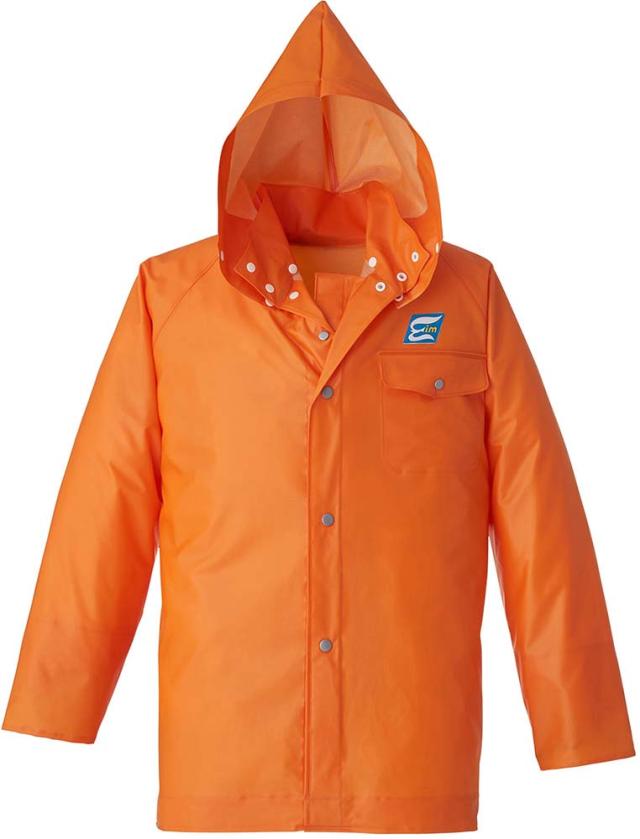 ロゴス LOGOS アウトドア エイム・アクティバ ジャンパー メンズ オレンジ M レインウェア 作業服 ジャケット 防水 土木作業 農作業 一般作業 キャンプ 耐摩耗性 軽量 ジャケット  12600563