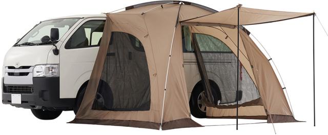 ロゴス　ハイタイプカーサイドオーニング Tradcanvas ハイタイプカーサイドオーニング|ギア|日/火/風除け