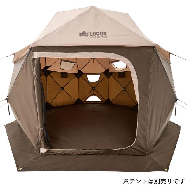 ロゴス LOGOS アウトドア どんぐりPANELドーム 290 グランドシート テントアクセサリー キャンプ グラウンドシート はっ水 難燃加工 浸水防止 湿気防止 極厚生地  71207003