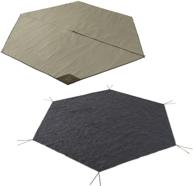 ロゴス LOGOS アウトドア Tepeeマット&シート350 インナーマット グランドシート ティピーテント用 キャンプ テント シート マット  71809739