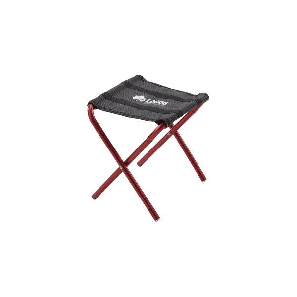 ロゴス LOGOS アウトドア 7075ポケットスツール レッド チェア 折りたたみ コンパクト ローチェア イス キャンプ BBQ バーベキュー レジャー スポーツ観戦 列並び  73175000