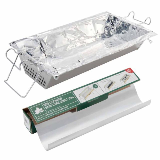 ロゴス LOGOS アウトドア BBQお掃除楽ちんシート・10m 極厚   81314012