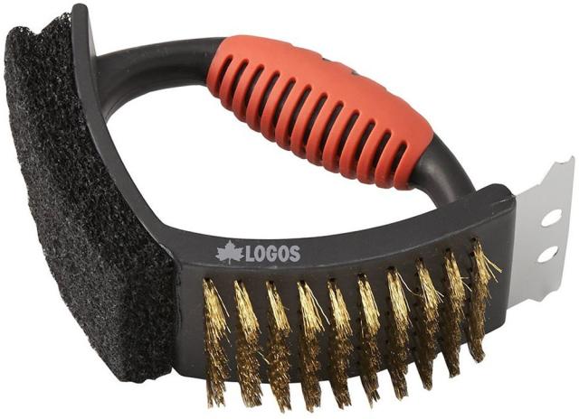 ロゴス LOGOS アウトドア 万能BBQブラシ コンロ クリーナー BBQ バーベキュー 掃除 そうじ メンテナンス  81338120