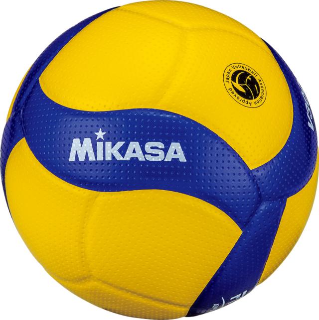 ミカサ MIKASA バレーボール 国際公認球 検定球 5号 ブルー×イエロー