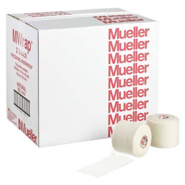 Mueller ミューラー アンダーラップ Mラップカラー 70mm ベージュ 48個入り 130702