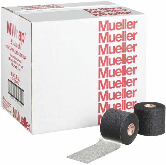 Mueller ミューラー アンダーラップ Mラップカラー 70mm ビッグブラック 48個入り 130707