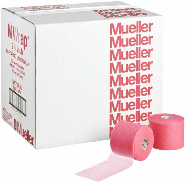 Mueller ミューラー アンダーラップ Mラップカラー 70mm ビッグピンク 48個入り 130714