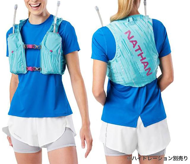 ネイサン NATHAN ウィメンズ ピナクル 4L JP ブルーマゼンタXXS