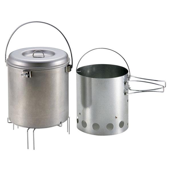 CAPTAIN　STAG キャプテンスタッグ アウトドア 大型火消しつぼ火起し器セット   M−6625  M6625の通販は 5,360円