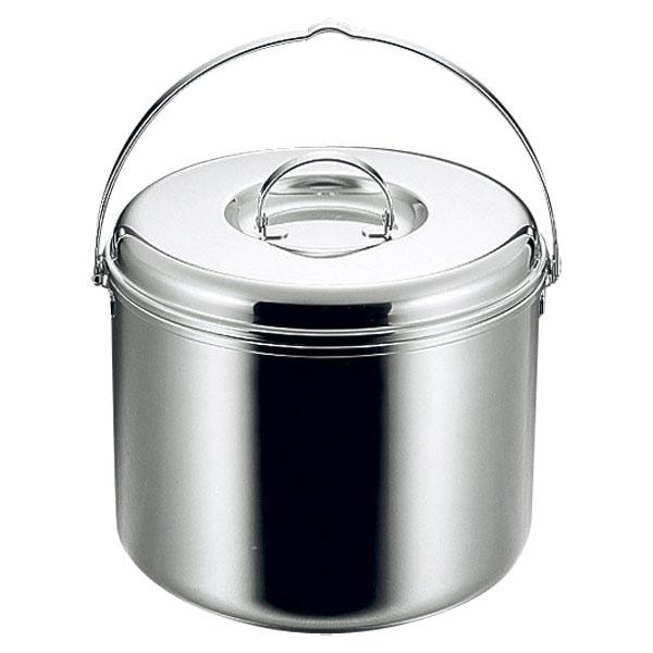 キャプテンスタッグ CAPTAIN STAG アウトドア 3層鋼つる付寸胴鍋23cm   M8604