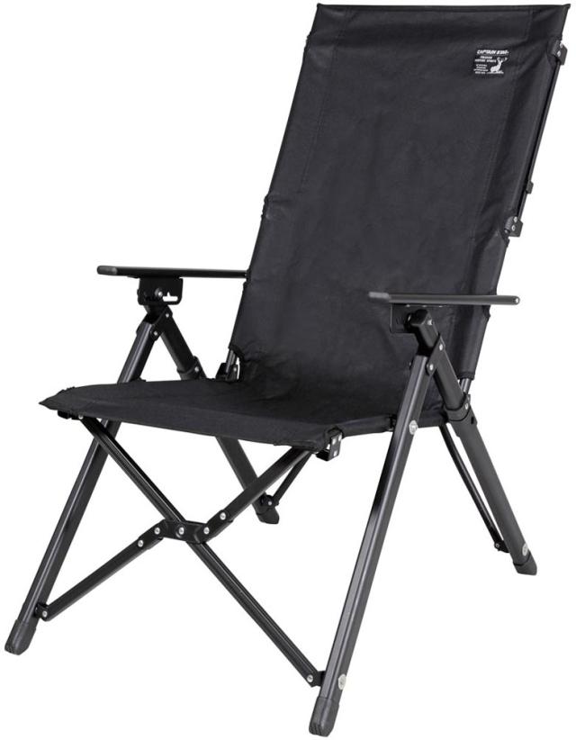 キャプテンスタッグ CAPTAIN STAG アウトドア CSブラックラベルウルトラハイバックチェア リクライニング付  キャンプ チェア イス いす 椅子 コンパクト BBQ バーベキュー  UC1699