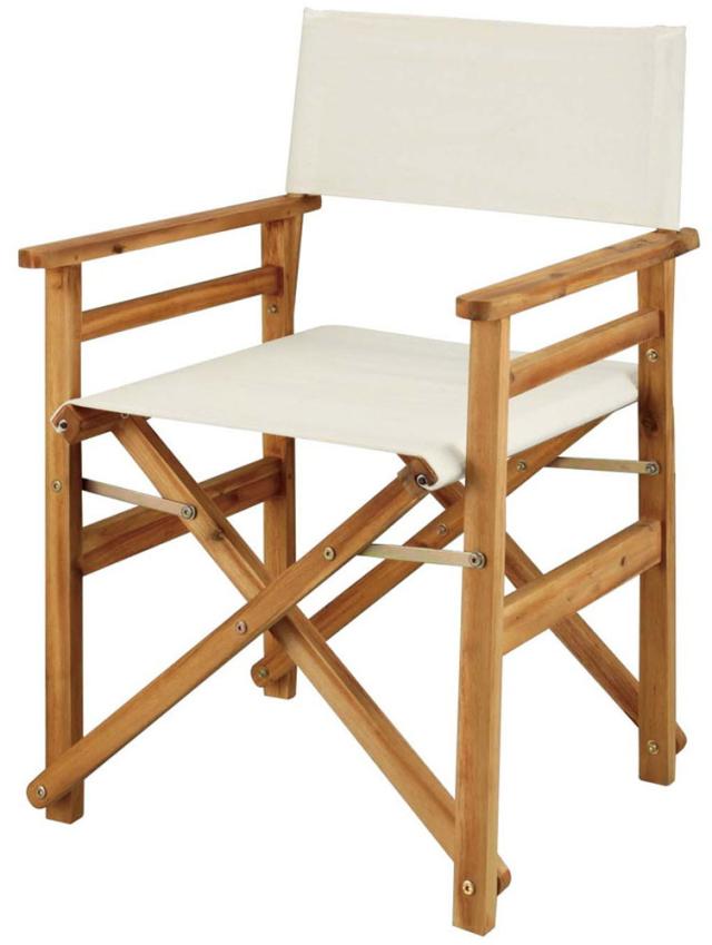 キャプテンスタッグ CAPTAIN STAG アウトドア CSクラシックス FDディレクターチェア ホワイト  UP-1030  UP1030