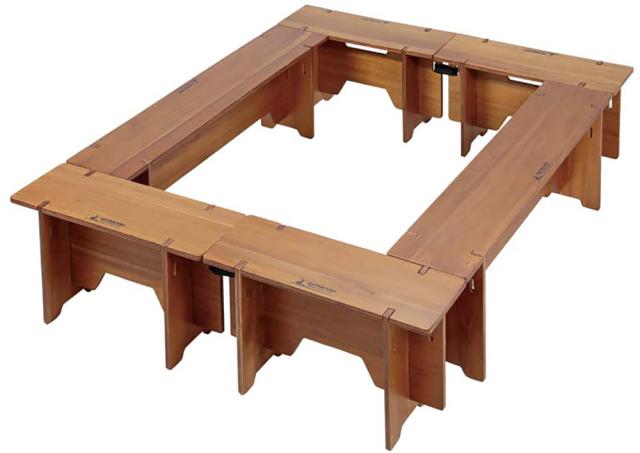 CAPTAIN　STAG キャプテンスタッグ アウトドア CSクラシックス Fire＆Grillテーブルセット＜6p＞ キャンプ テーブル BBQ バーベキュー 焚き火 テーブルセット UP1048