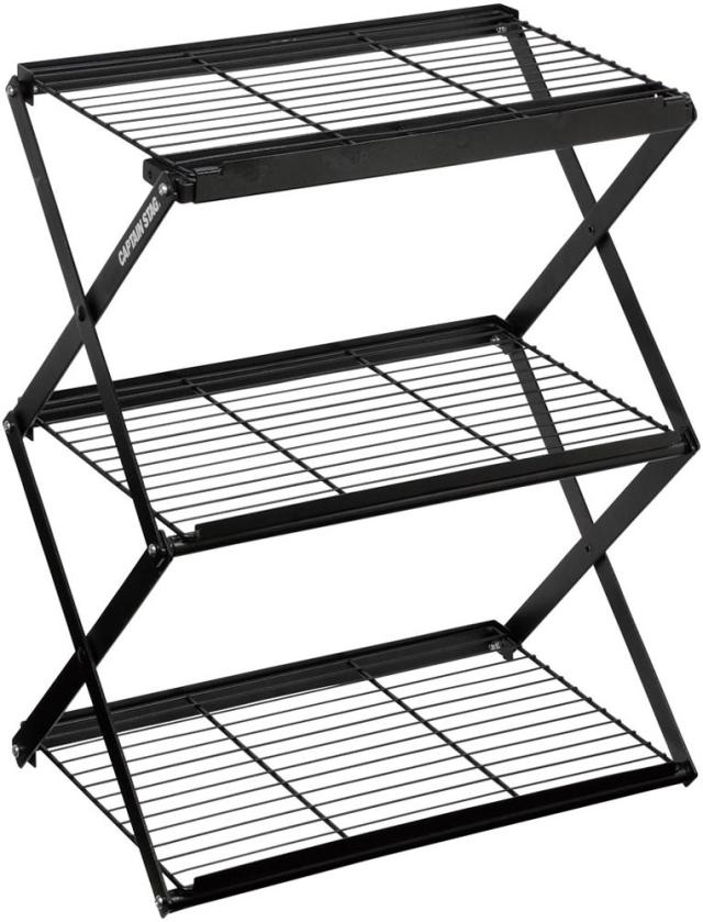 キャプテンスタッグ CAPTAIN STAG アウトドア フレームワーク 3段MOVEラック 460  UP2703