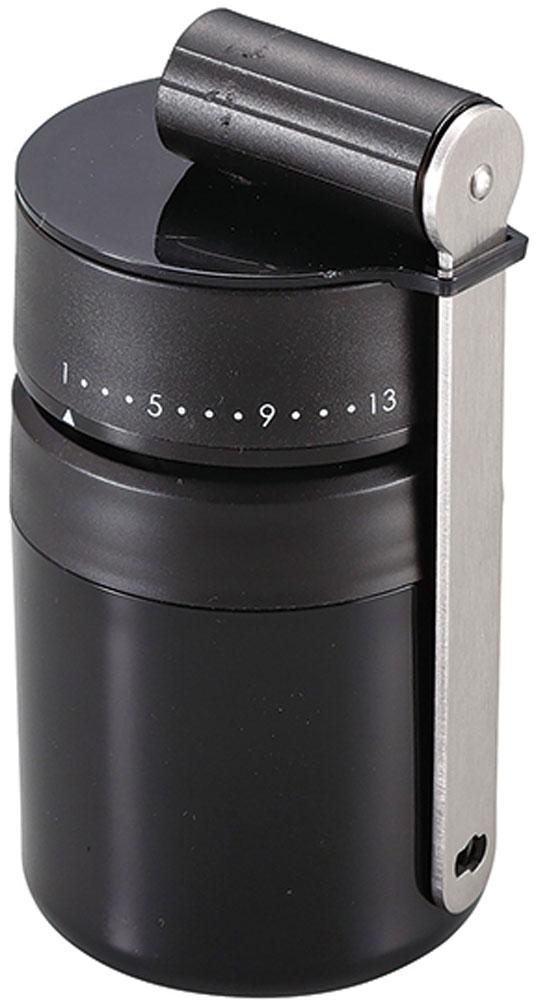 キャプテンスタッグ CAPTAIN STAG アウトドア ポータブルコーヒーミル ポーチ付き ブラック UW3540_1