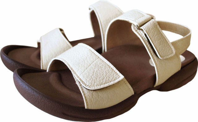 Re：getA リゲッタ レディース バックベルト付きグミインソールサンダル R−279 R279 IVOの通販は